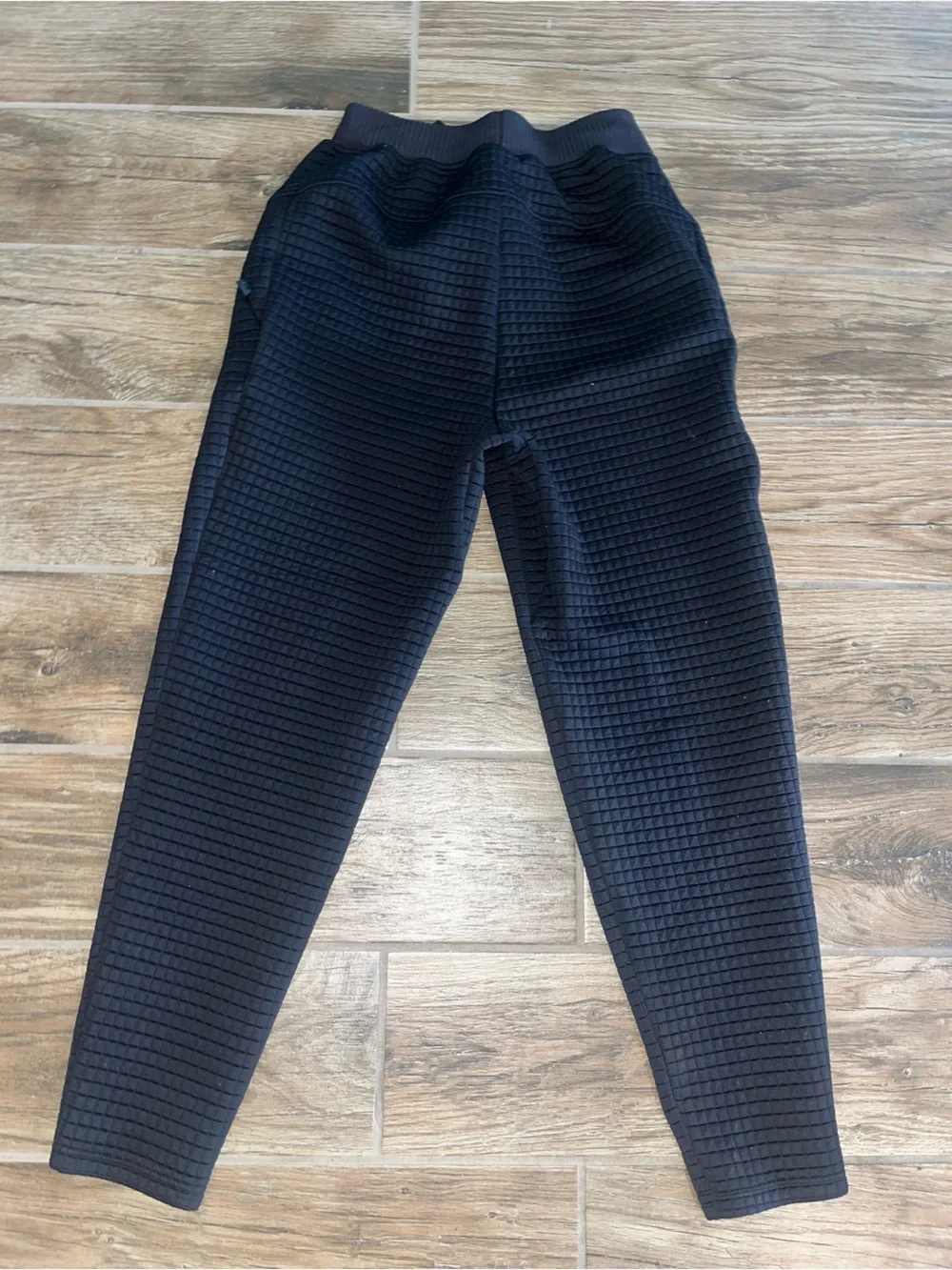 Lululemon Lab Textured black Grid High-Rise Joggers